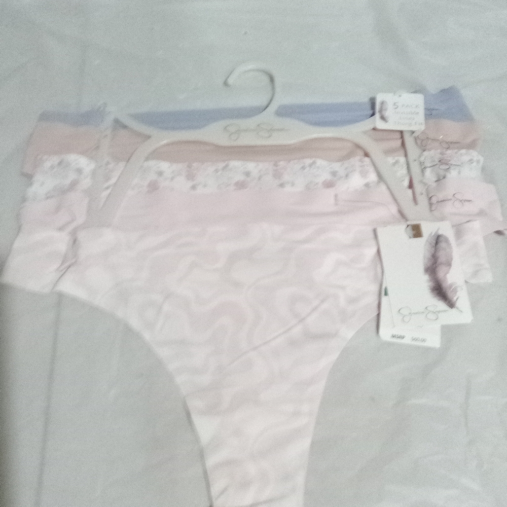 Jessica Simpson Women's Panties Set - Pink and Blue